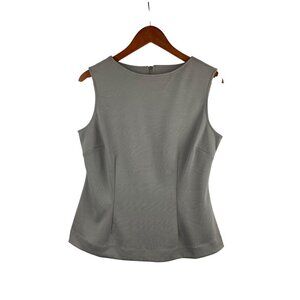 Hal Rubenstein Womens Sleeveless Top S Gray